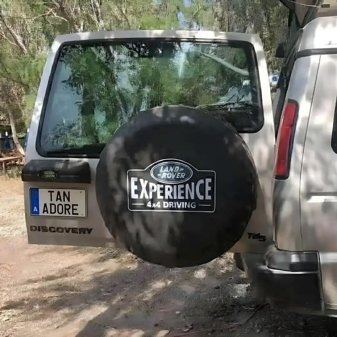 Land Rover Tasarım Yazılı Stepne Kılıfı